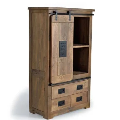 Wohnen Industrial Design Highboard aus Mangoholz - Semian