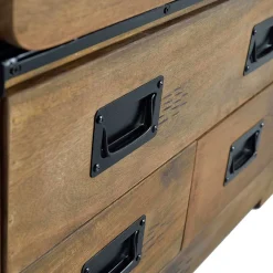 Wohnen Industrial Design Highboard aus Mangoholz - Semian