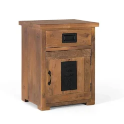 Wohnen Industrial Design Nachtkommode aus Mangoholz - Semian