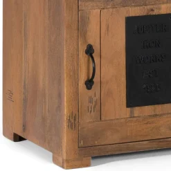 Wohnen Industrial Design Nachtkommode aus Mangoholz - Semian