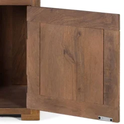 Wohnen Industrial Design Nachtkommode aus Mangoholz - Semian