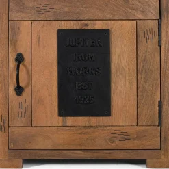 Wohnen Industrial Design Nachtkommode aus Mangoholz - Semian