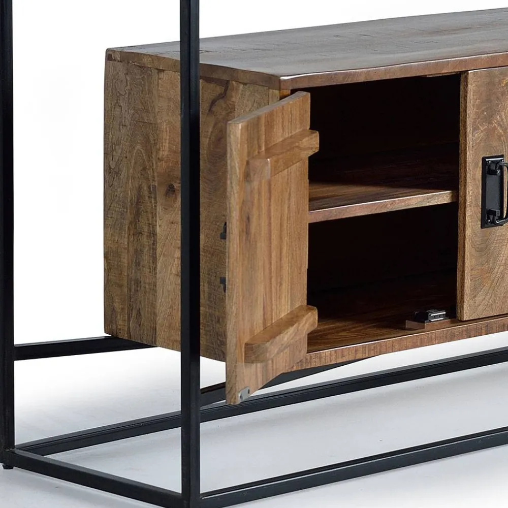 Wohnen Landhausmöbel|Küchenschränke*Industrial Design Sideboard aus Massivholz - Olmidava
