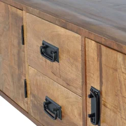 Wohnen Landhausmöbel|Küchenschränke*Industrial Design Sideboard aus Massivholz - Olmidava