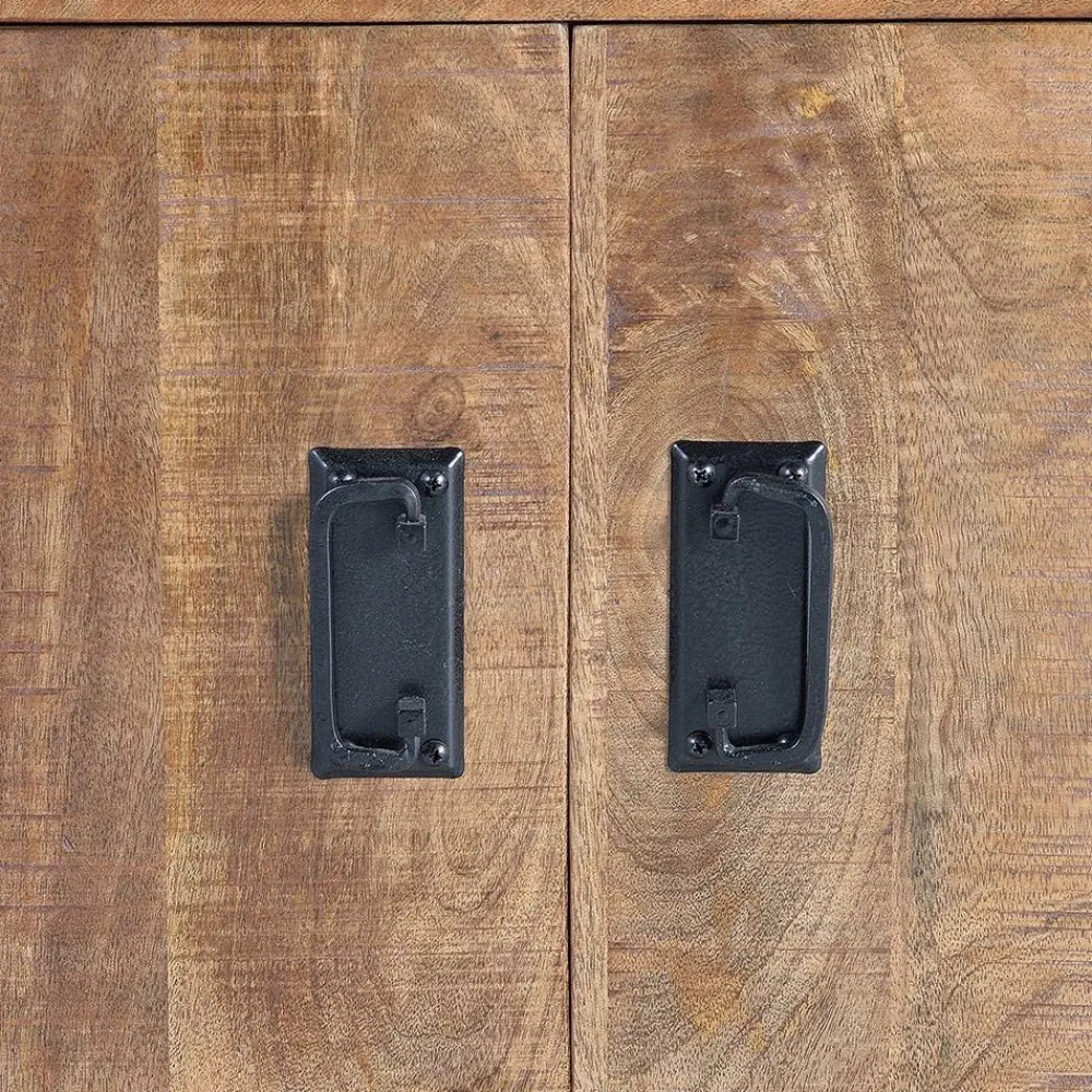 Wohnen Landhausmöbel|Küchenschränke*Industrial Design Sideboard aus Massivholz - Olmidava