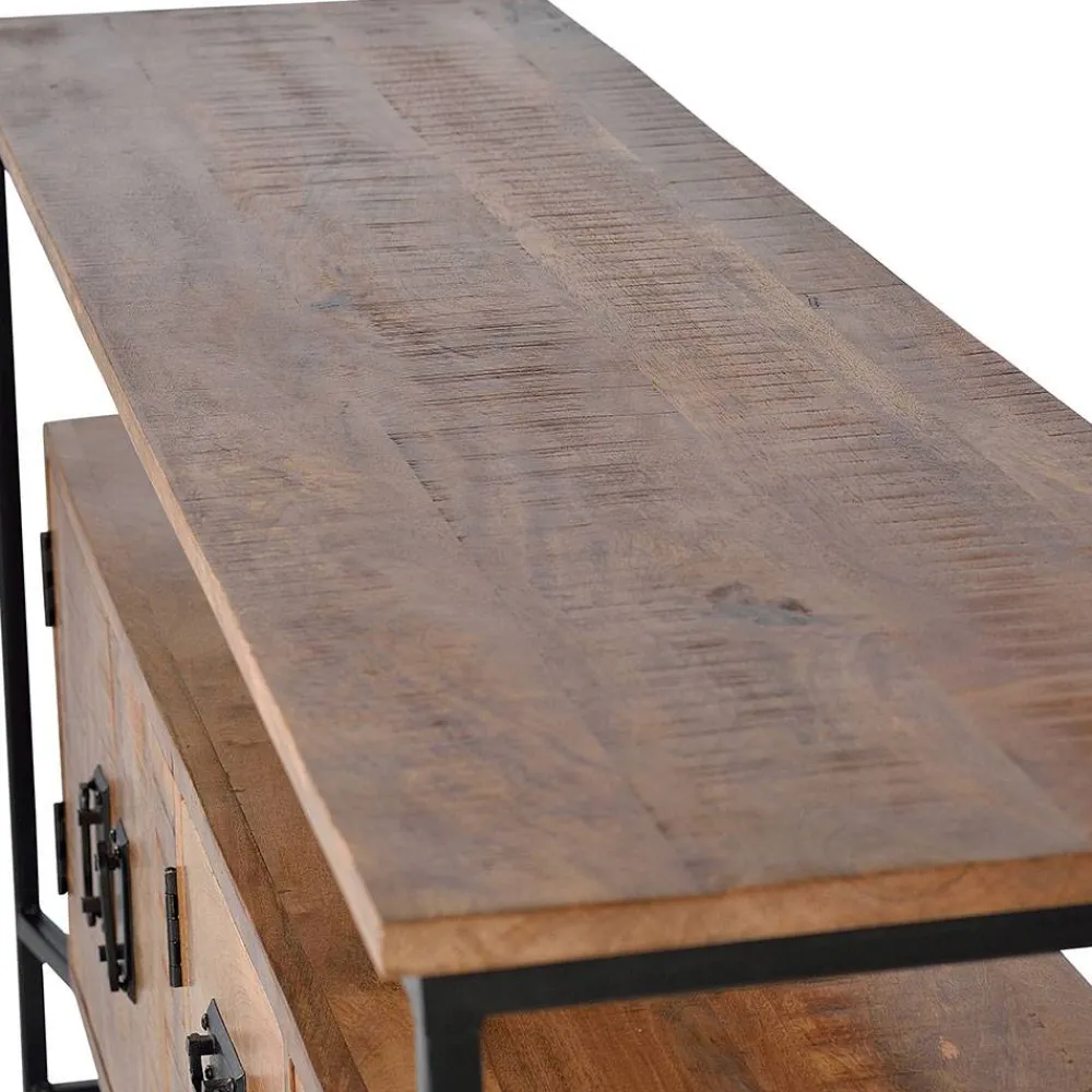 Wohnen Landhausmöbel|Küchenschränke*Industrial Design Sideboard aus Massivholz - Olmidava