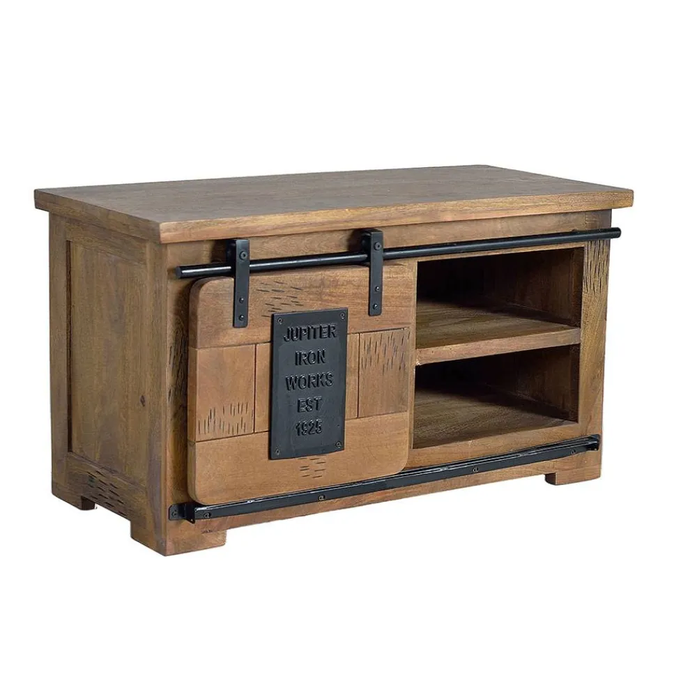 Wohnen Industrial Design TV Board aus Mangoholz - Semian