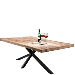 Wohnen Loft Möbel|Industrial Möbel*Industrial Esstisch aus recyceltem Teakholz - Doan