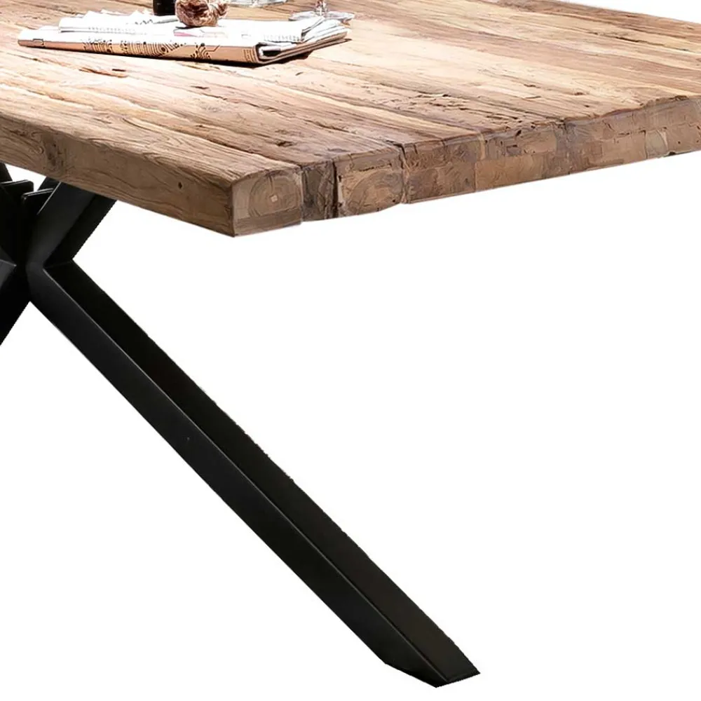 Wohnen Loft Möbel|Industrial Möbel*Industrial Esstisch aus recyceltem Teakholz - Doan