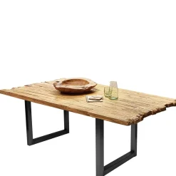 Wohnen Industrial Esstisch aus rustikalem Teak Altholz - Chats