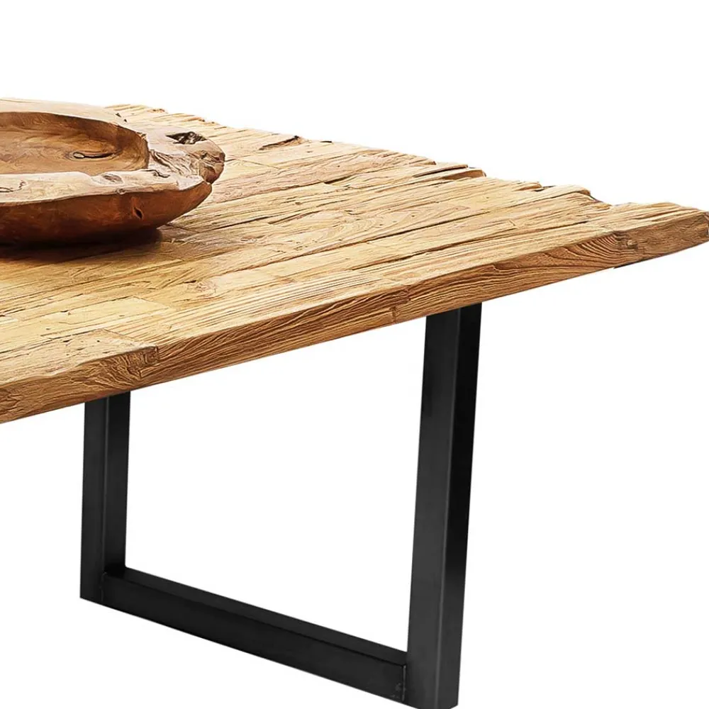 Wohnen Industrial Esstisch aus rustikalem Teak Altholz - Chats
