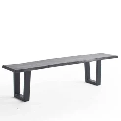 Wohnen Loft Möbel|Industrial Möbel*Industrial Esstischbank in Akazie Grau - Facanella