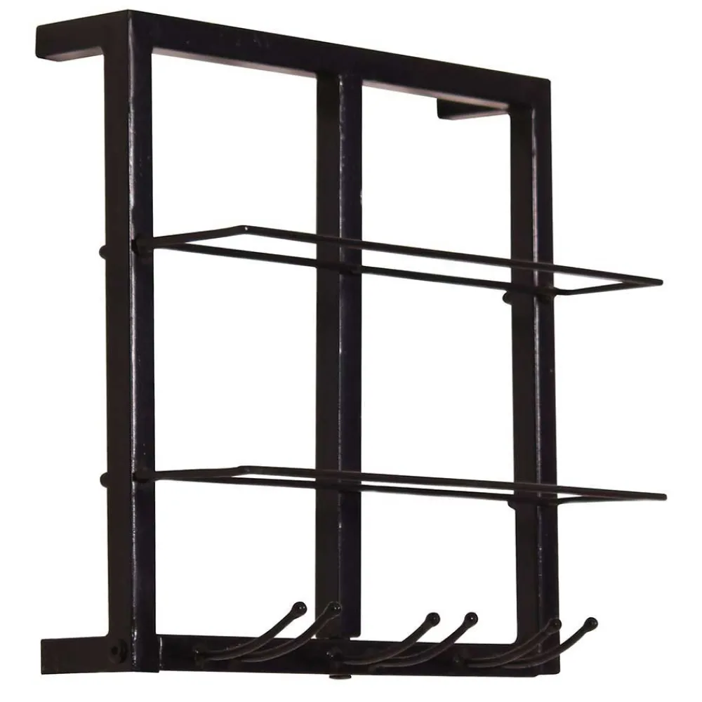 Wohnen Industrial Flaschenhalter Regale - Janie (zweiteilig)