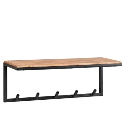 Wohnen Industrial Garderobe mit Hutboden aus Akazie - Seletana