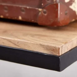 Wohnen Industrial Garderobe mit Hutboden aus Akazie - Seletana