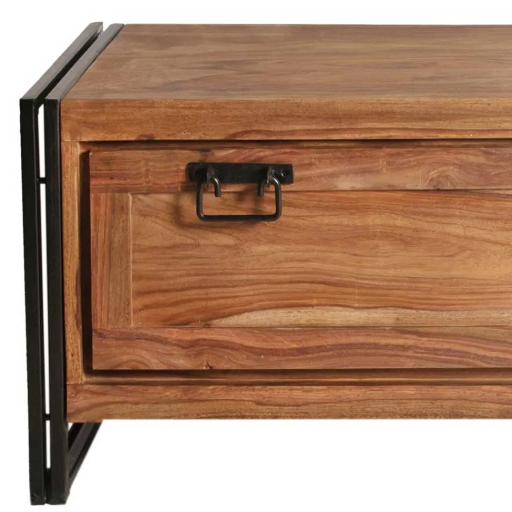 Wohnen Industrial Garderobenpaneele & Schuhbank - Mendoza (dreiteilig)