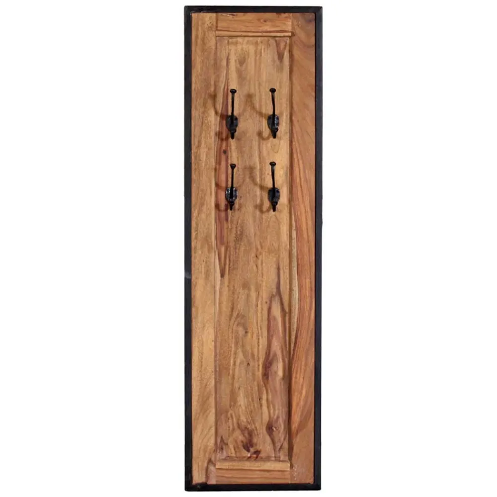 Wohnen Industrial Garderobenpaneele & Schuhbank - Mendoza (dreiteilig)