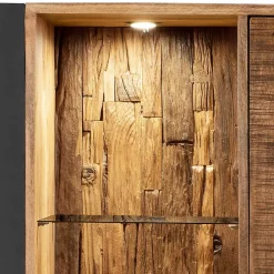 Wohnen Industrial Highboard mit LED Beleuchtung - Acira