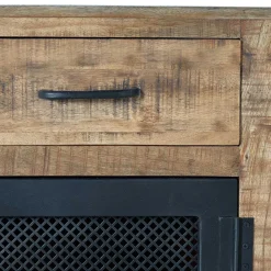 Wohnen Küchenschränke|Flurkommoden*Industrial Kombi-Kommode auf Metall-Rädern - Thiano