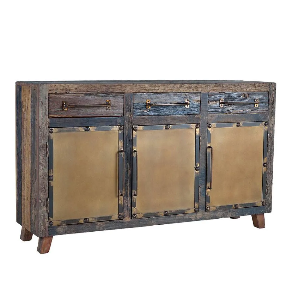 Wohnen Sideboards*Industrial Kombi-Kommode aus Altholz - Stock