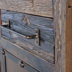Wohnen Sideboards*Industrial Kombi-Kommode aus Altholz - Stock