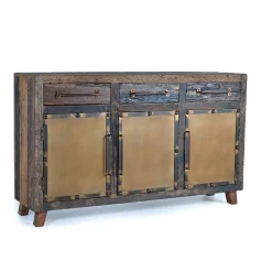 Wohnen Sideboards*Industrial Kombi-Kommode aus Altholz - Stock