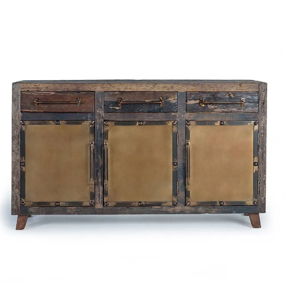 Wohnen Sideboards*Industrial Kombi-Kommode aus Altholz - Stock