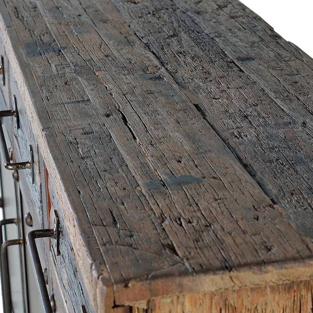 Wohnen Sideboards*Industrial Kombi-Kommode aus Altholz - Stock