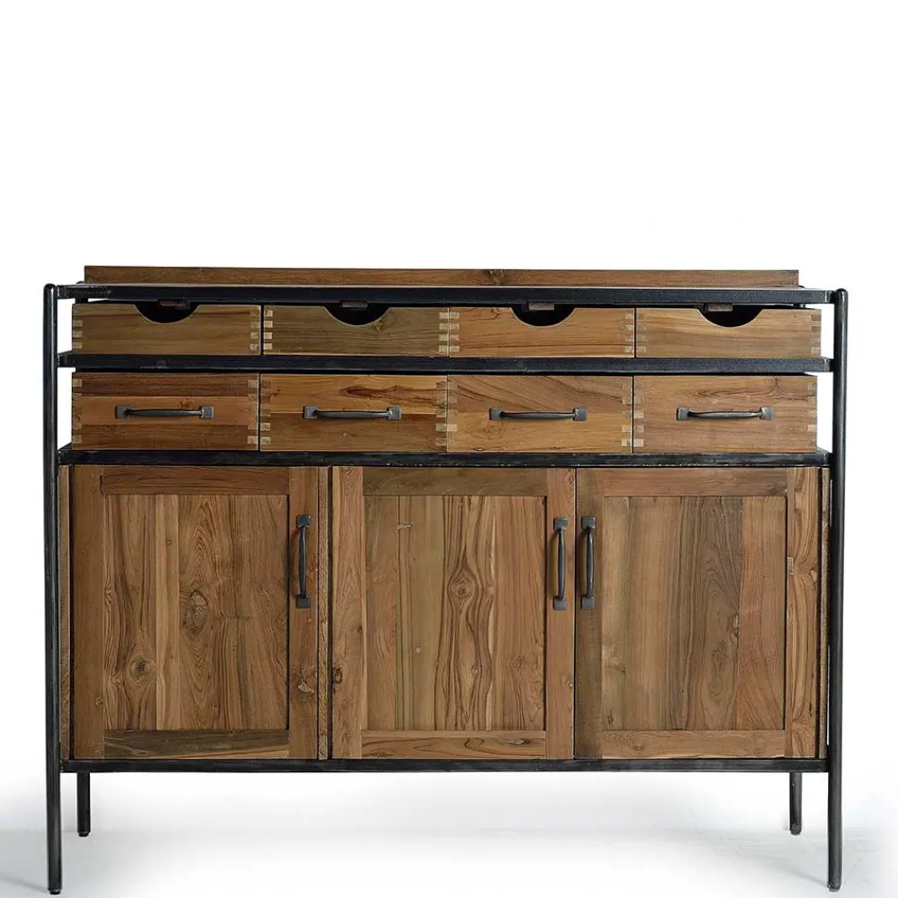 Wohnen Industrial Kommode mit acht Schubladen - Zinova