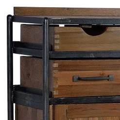 Wohnen Industrial Kommode mit acht Schubladen - Zinova