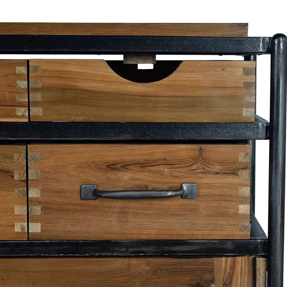 Wohnen Industrial Kommode mit acht Schubladen - Zinova