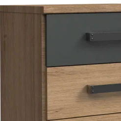 Wohnen Industrial Nachtschrank mit drei Schubladen - Corpus