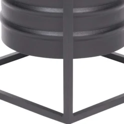 Wohnen Industrial Schirmständer in Schwarz - Tunapuna