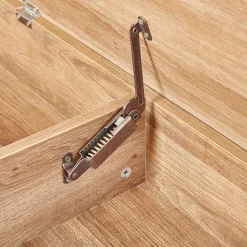 Wohnen Industrial Schuhbank in Wildeiche Optik - Vedrico