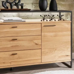 Wohnen Sideboards*Industrial Sideboard aus Wildeiche Massivholz - Manarola