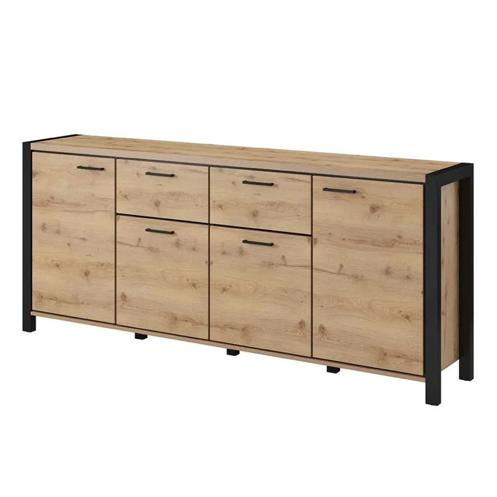 Wohnen Industrial Sideboard in 213x91x41 cm - Zavorra