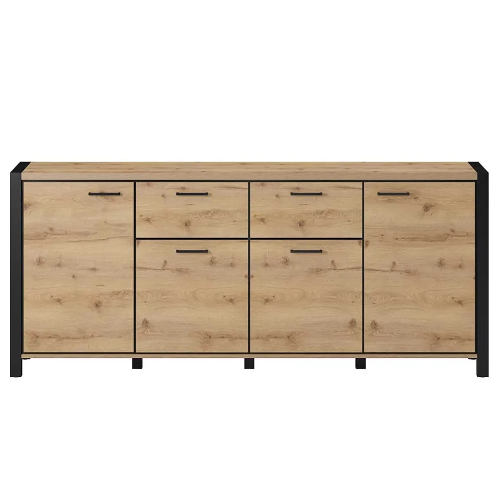 Wohnen Industrial Sideboard in 213x91x41 cm - Zavorra