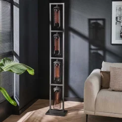 Wohnen Lampen & Leuchten*Industrial Stehleuchte 4-flammig - Shoff