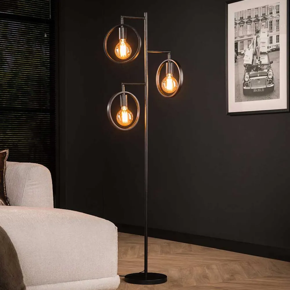 Wohnen Industrial Stehleuchte 3-flammig - Prayer