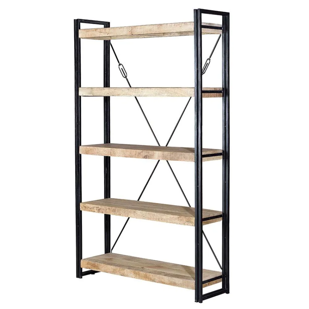 Wohnen Paravents|Büro-Raumteiler*Industrial Style Standregal aus Mangoholz - Traudarian