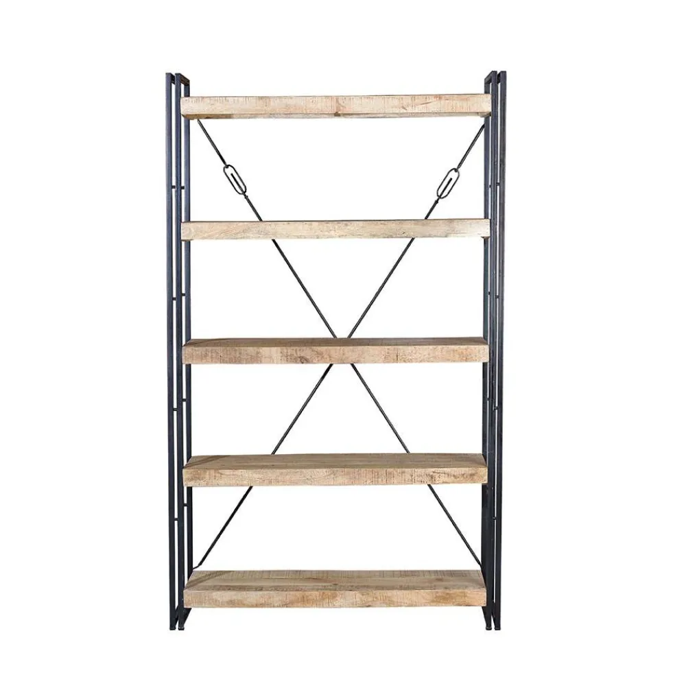 Wohnen Paravents|Büro-Raumteiler*Industrial Style Standregal aus Mangoholz - Traudarian