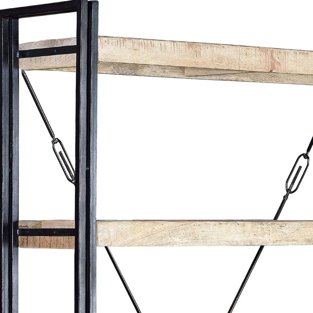 Wohnen Paravents|Büro-Raumteiler*Industrial Style Standregal aus Mangoholz - Traudarian
