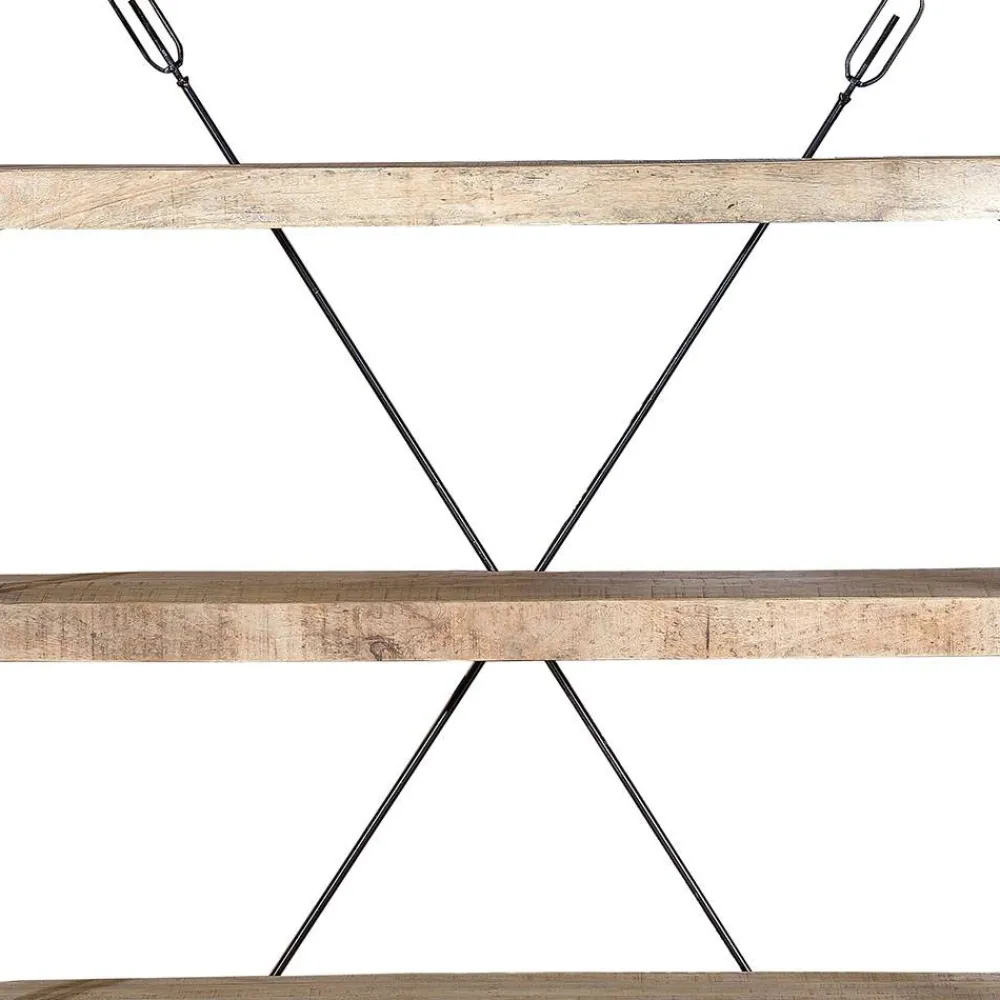 Wohnen Paravents|Büro-Raumteiler*Industrial Style Standregal aus Mangoholz - Traudarian