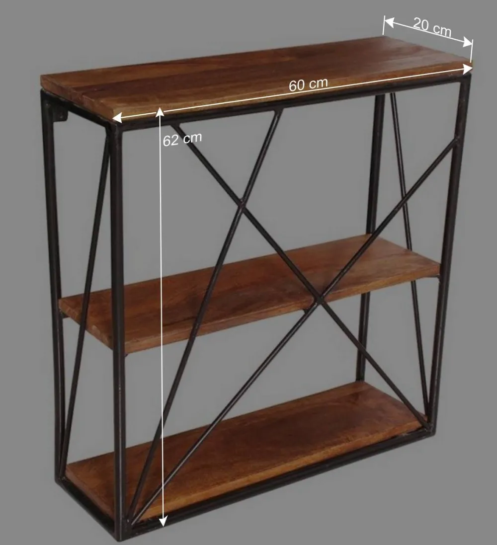 Wohnen Industrial Style Wandregal ohne Rückwand - Offia