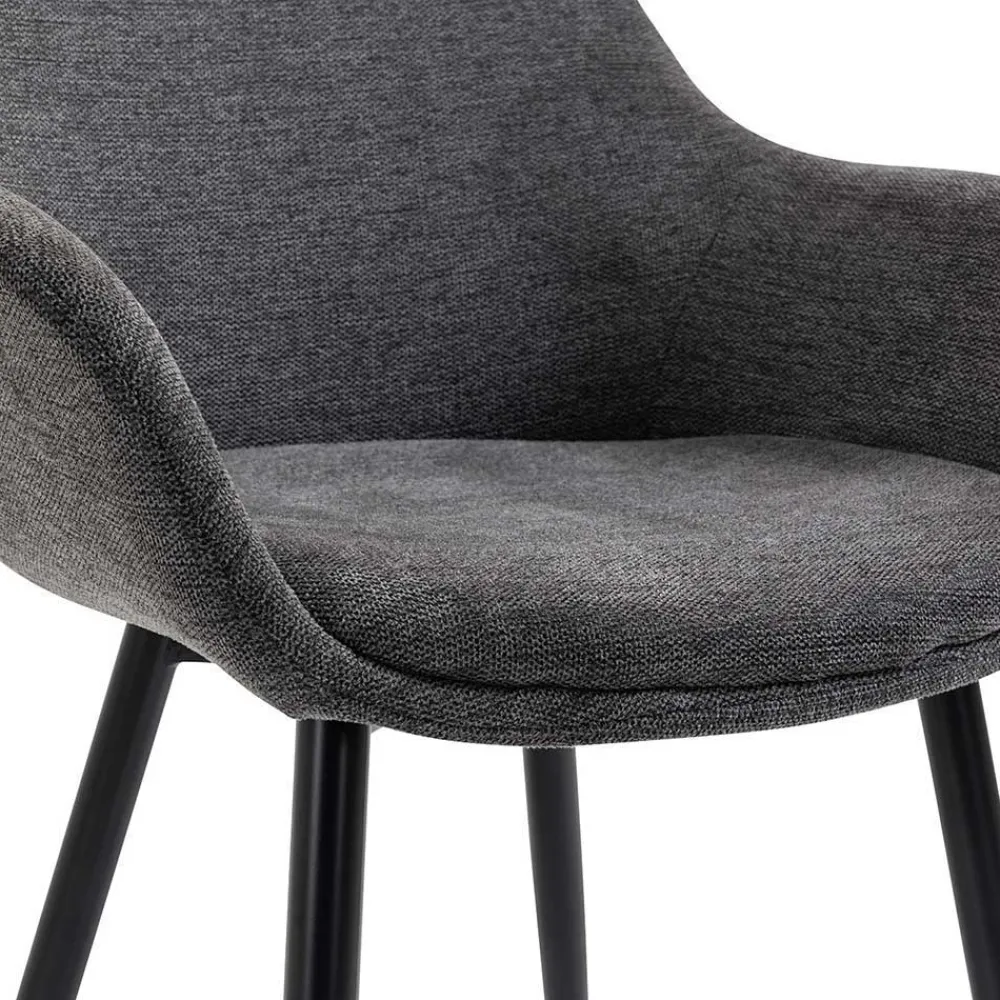 Wohnen Industrial Tischgruppe für vier Personen - Lapel (fünfteilig)