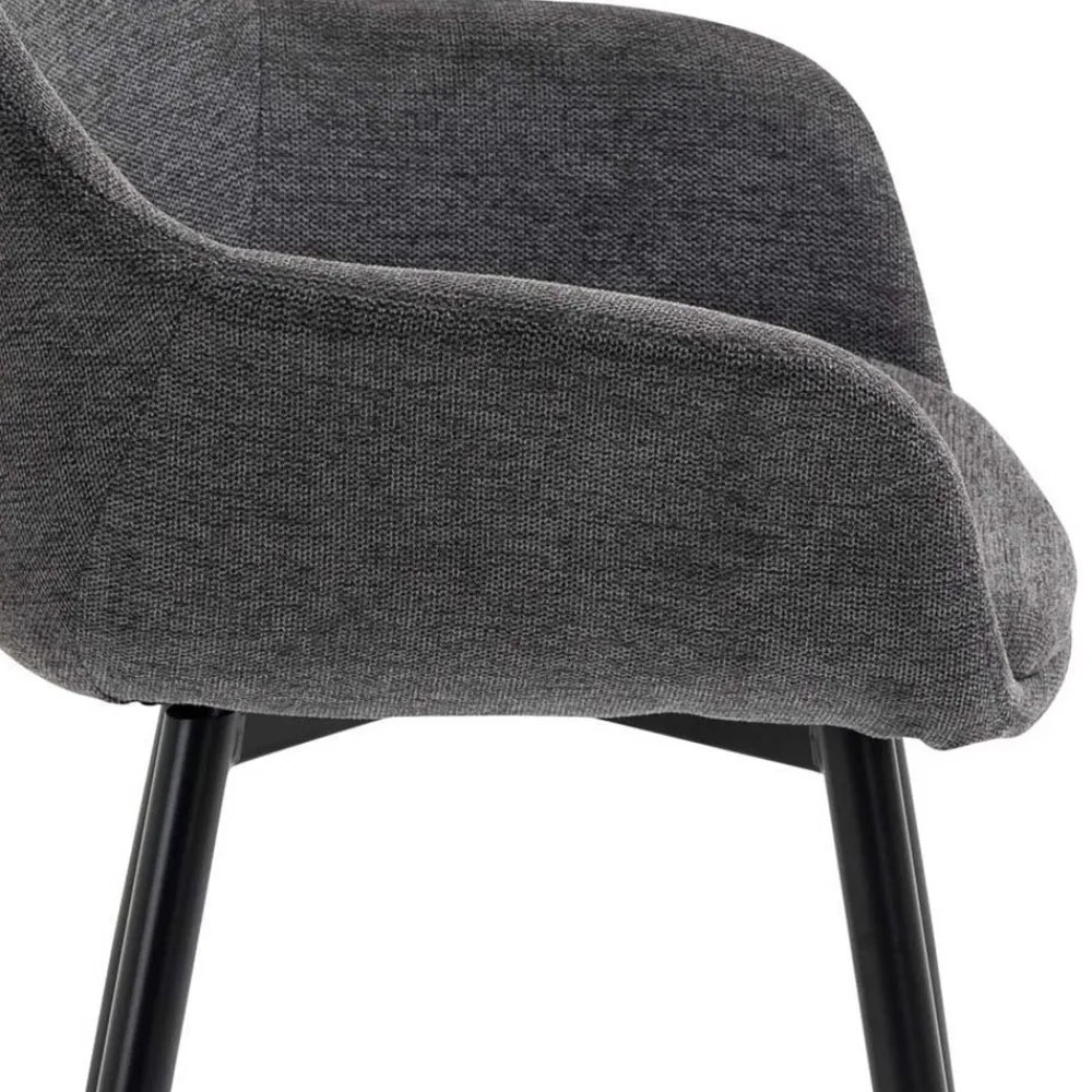 Wohnen Industrial Tischgruppe für vier Personen - Lapel (fünfteilig)