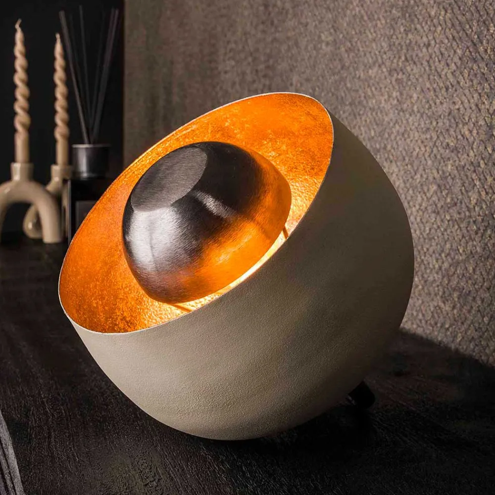 Wohnen Lampen & Leuchten*Industrial Tischleuchte aus Metall - Ziamura