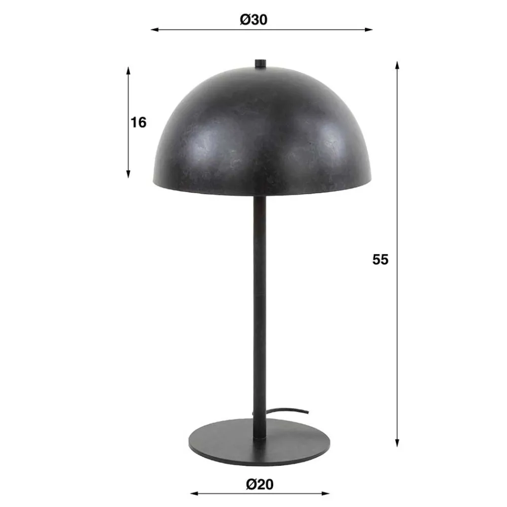 Wohnen Lampen & Leuchten*Industrial Tischleuchte im Pilz Design - Enna