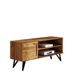 Wohnen Loft Möbel|Industrial Möbel*Industrial TV Board aus Wildeiche & Stahl - Mandirov