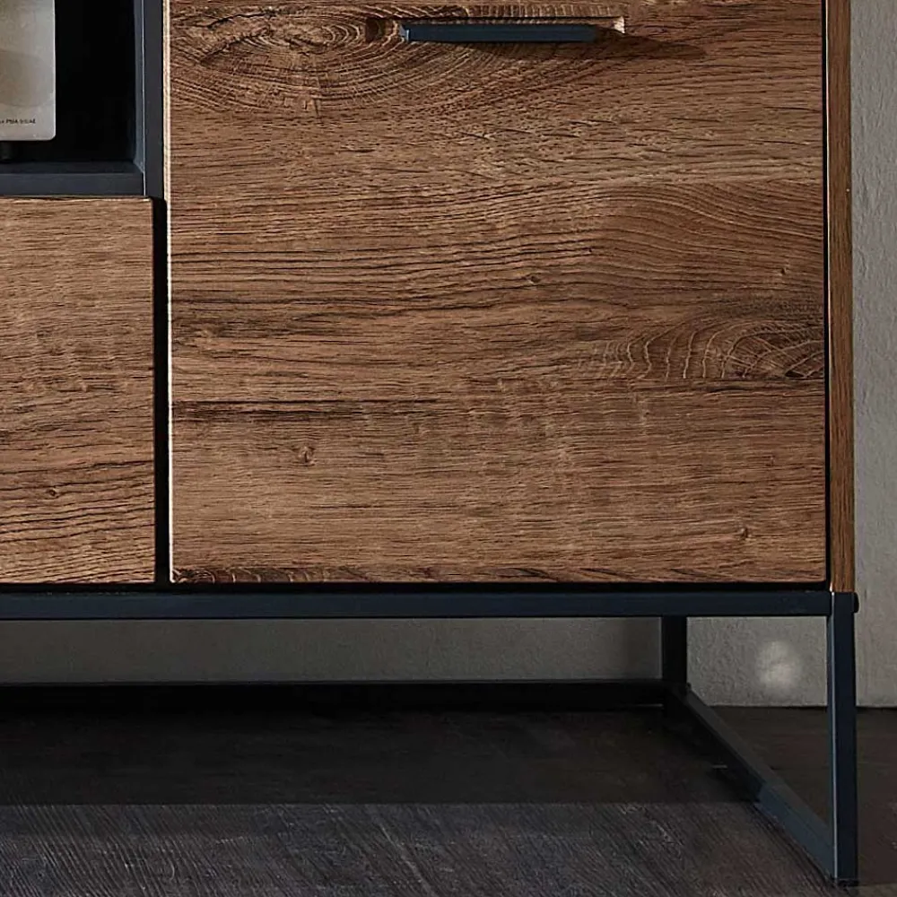 Wohnen Industrial Unterschrank für TV-Gerät 156x62x48 - Xindus